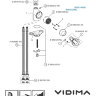 Сева-М смеситель для кухни, боковое переключение, хром Vidima B3024AA /BA025AA Сева-М смеситель для кухни, боковое переключение, хром Vidima B3024AA /BA025AA