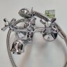 Ретро смеситель для ванны, короткий круглый излив, хром Vidima R1113AA / B9715AA	/BA128AA