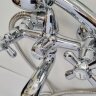 Ретро смеситель для ванны, короткий круглый излив, хром Vidima R1113AA / B9715AA	/BA128AA