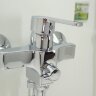 ВидимаУно смеситель для ванны/душа, керамический переключатель, установка на стену, трубчатый поворотный излив 320мм, лейка 70мм, держатель, шланг 1500мм, хром BA240AA ВидимаУно смеситель для ванны/душа, керамический переключатель, установка на стену, трубчатый поворотный излив 320мм, лейка 70мм, держатель, шланг 1500мм, хром BA240AA