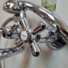 Ретро Смеситель для ванны, короткий излив, хром Vidima R1103AA B9714AA /BA127AA Ретро Смеситель для ванны, короткий излив, хром Vidima R1103AA B9714AA /BA127AA