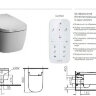 Интеллектуальный подвесной унитаз с функцией биде V-Care Comfort VITRA Metropole 5674B003-6104 Интеллектуальный подвесной унитаз с функцией биде V-Care Comfort VITRA Metropole 5674B003-6104