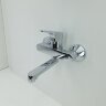 Видима Некст смеситель для умывальника, литой поворотный излив 130мм, хром VIDIMA BA368AA Видима Некст смеситель для умывальника, литой поворотный излив 130мм, хром VIDIMA BA368AA