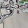 Ретро Смеситель для ванны, короткий излив, хром Vidima B1477AA / B9711AA /BA125AA Ретро Смеситель для ванны, короткий излив, хром Vidima B1477AA / B9711AA /BA125AA