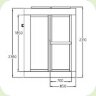 "Трис" сауна 3 в 1, 170x110x230 см, правая версия Ideal Standard Tris T6307C2 "Трис" сауна 3 в 1, 170x110x230 см, правая версия Ideal Standard Tris T6307C2