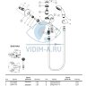Сириус смеситель для ванны, хром Vidima B3176AA /BA010AA Сириус смеситель для ванны, хром Vidima B3176AA /BA010AA