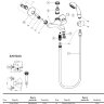 Сириус смеситель для ванны, хром Vidima B3176AA /BA010AA Сириус смеситель для ванны, хром Vidima B3176AA /BA010AA