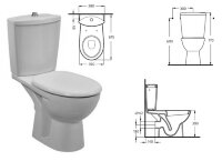 Океан компакт, горизонтальный выпуск, нижняя подводка, белый W306601 снят с производства