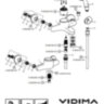 Тарнер смеситель для ванны, хром Vidima B2664AA	/BA039AA