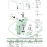 Ремкомплект для трубчатого излива смесителей Сева Трио, Тринити V9608681VA