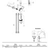 ВидимаИскар Смеситель для кухни, хром Vidima iskar R1402AA / B9753AA /BA168AA