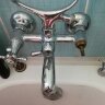 Романс-Телефон смеситель для ванны,короткий излив, с аксессуарами, хром Vidima В5324АА Снят с производства