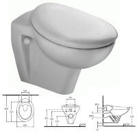 Аванс (BOX) унитаз настенный, подвесной, белый W707401 Снят с производства