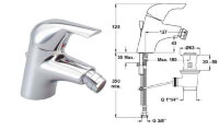Сераплан Нью смеситель для биде, гибкая подводка, хром Ideal Standard B3693AA СНЯТО С ПРОИЗВОДСТВА