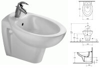 Аванс (BOX) биде настенное, подвесное, белый W803601.