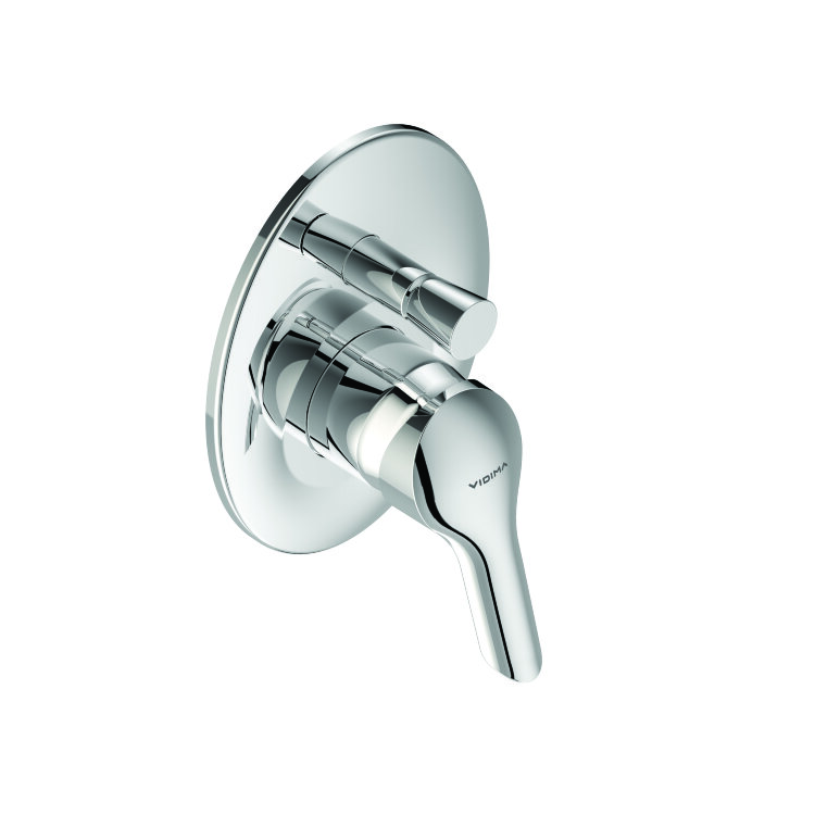 Баланс смеситель для ванны/душа встраиваемый без аксесс., в комплекте с внутренней частью, хром Vidima A6192AA/ A6997AA Баланс смеситель для ванны/душа встраиваемый без аксесс., в комплекте с внутренней частью, хром Vidima A6192AA/ A6997AA