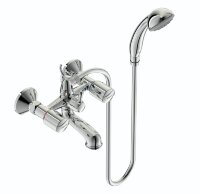Стиль смеситель для ванны, короткий круглый излив, хром Vidima R1807AA/B9723AA /BA137AA