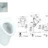 Сева Микс [BOX] писсуар настенный, внутренний ввод воды,белый Vidima W390101/W390161