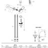 Флора смеситель для кухни, хром Vidima R1903AA B9727AA	/BA144AA