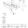 Флора смеситель для ванны, короткий круглый излив, хром Vidima R1907AA/B9729AA	/BA142AA