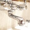 Флора смеситель для ванны, короткий круглый излив, хром Vidima R1907AA/B9729AA	/BA142AA