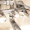 Флора смеситель для ванны, короткий круглый излив, хром Vidima R1907AA/B9729AA	/BA142AA