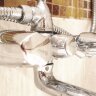 Флора смеситель для ванны, короткий круглый излив, хром Vidima R1907AA/B9729AA	/BA142AA