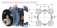 EasyBox  встраиваемый комплект (внутренняя часть) IDEAL STANDARD A1000NU