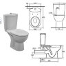 Комплект: "Океан" унитаз-компакт c функцией биде Ideal Standard W906601 и встраиваемый термостатический смеситель с внешней и внутренней частью Melange A4721AA " и EasyBox A1000NU Комплект: "Океан" унитаз-компакт c функцией биде Ideal Standard W906601 и встраиваемый термостатический смеситель с внешней и внутренней частью Melange A4721AA " и EasyBox A1000NU