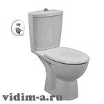 Комплект: "Океан" унитаз-компакт c функцией биде Ideal Standard W906601 и встраиваемый термостатический смеситель с внешней и внутренней частью Melange A4721AA " и EasyBox A1000NU