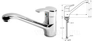Сева Лайт Настольный смеситель для кухни Vidima B8951AA SevaLight