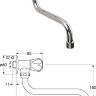 Вит Настенный кран Vidima B1799AA /BA160AA Вит Настенный кран Vidima B1799AA /BA160AA