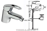 Сева Микс смеситель для биде, хром Vidima B7383AA /BA055AA снят с производства