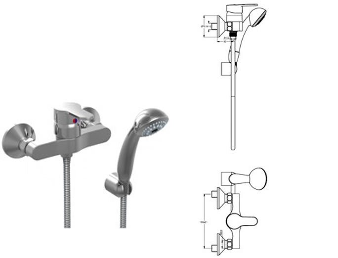 Сева Фреш смеситель для душа, хром Vidima B9952AA	/BA029AA НЕТ В НАЛИЧИИ,  СНЯТО С ПРОИЗВОДСТВА