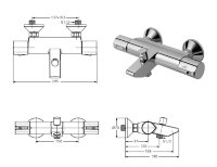 Актив термостатический смеситель для ванны/душа Ideal Standard A4050AA