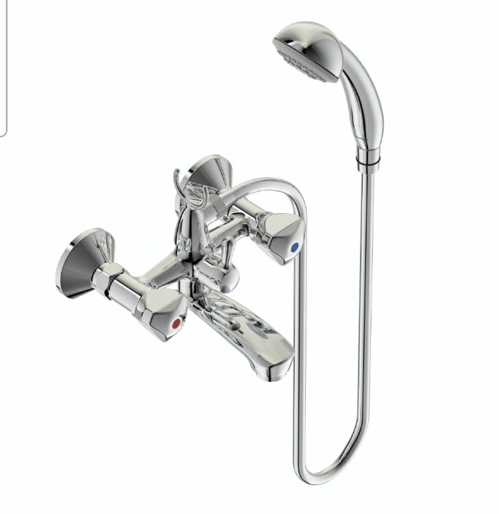 Дельта Смеситель для ванны, короткий излив, хром Vidima R1602AA /B9737AA	/BA148AA