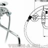 Дельта Cмеситель для ванны, излив 320 мм, хром Vidima R1601AA /B9739AA	/BA149AA
