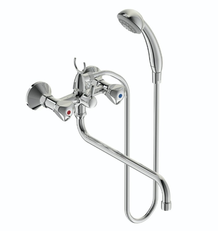 Дельта Cмеситель для ванны, излив 320 мм, хром Vidima R1601AA /B9739AA	/BA149AA