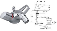 Еврофло Нью смеситель для биде, гибкая подводка Ideal Standard B1896AA