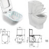 Теси AQUABLADE напольный пристенный унитаз TESI Ideal Standard с бачком, с сиденьем для унитаза тонкое и крышкой микролифт, белый T008201 + T356801 + T352901 Теси AQUABLADE напольный пристенный унитаз TESI Ideal Standard с бачком, с сиденьем для унитаза тонкое и крышкой микролифт, белый T008201 + T356801 + T352901