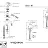 Сева-М смеситель для умывальника, хром Vidima B1849AA /BA019AA