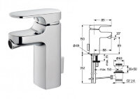 Моментс смеситель для биде, хром Ideal Standard A3909AA