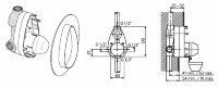 Комплект универсальный для встраиваемых смесителей, внутр.часть Ideal Standard А2650NU Распродажа