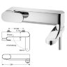 Моментс смеситель для ванны/душа, без душевого набора, хром Ideal Standard Ideal Standard A3914AA Моментс смеситель для ванны/душа, без душевого набора, хром Ideal Standard Ideal Standard A3914AA
