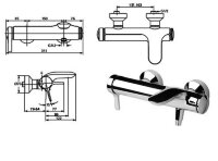 Меланж смеситель  для ванны/душа, хром Ideal Standard Ideal Standard A4271AA